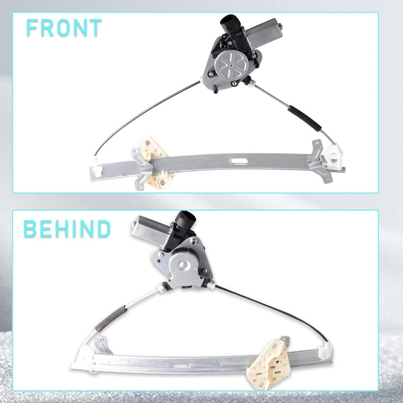 Predep Front Right Passenger Side Power Window Regulator with Motor Assembly Compatible for Honda Accord 2003-2007 Replacement 741-307, 72210SDAA02 - Image 3